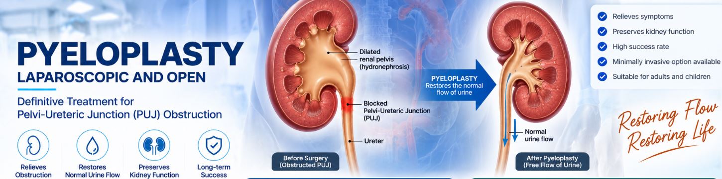 PYELOPLASTY LAP AND OPEN
